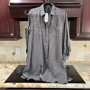 Eileen Fisher. NWT. Classic Dress Grey. Medium